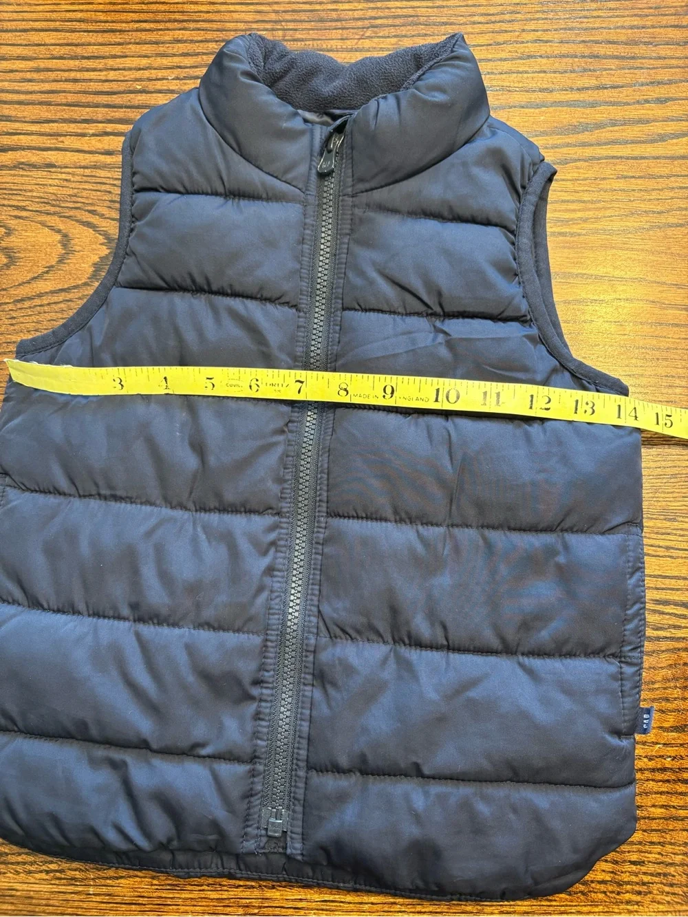 Baby Gap Cold Control Puffer Vest Size 4 Years Winter Navy Snow Cold Weather